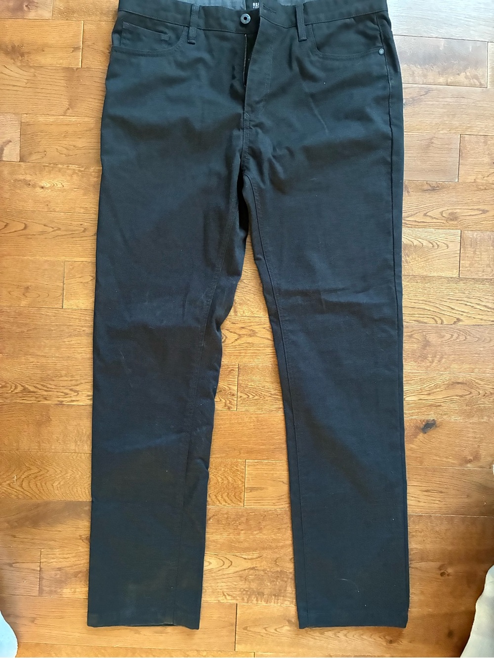 Kenneth Cole Black Slim Chinos